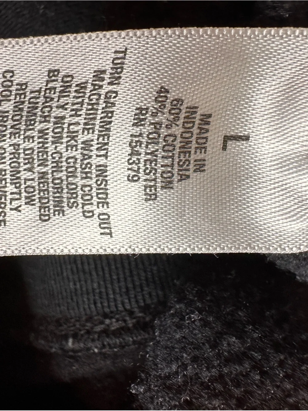 Aeropostale Black Jogger Pants‎ with White Logo